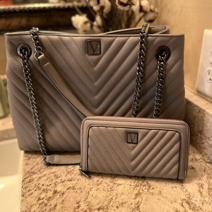 Beautiful Victoria Secret Bag with Matching Wallet